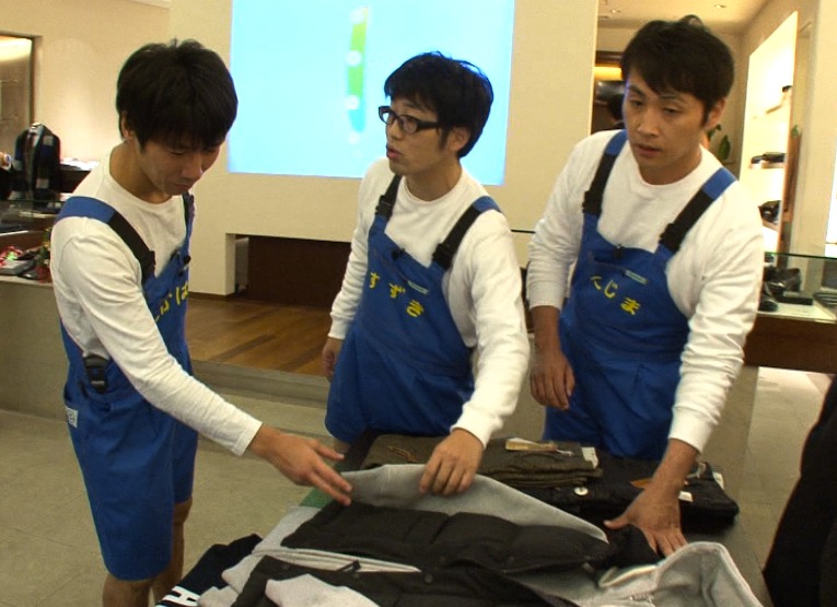 「撮れ高次第」で放送される「男高橋40歳 本気のお見合いデート企画！」で洋服を買いに表参道ヒルズに出向く3人。