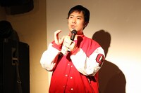 レイザーラモンRG、椿鬼奴と行なっているライブ「Like a Record round! round! round!」もしっかりアピール。