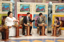 「深イイ話」SPに出演する（左から）マツコ・デラックス、今田耕司、羽鳥慎一、鈴木福。(c)日本テレビ