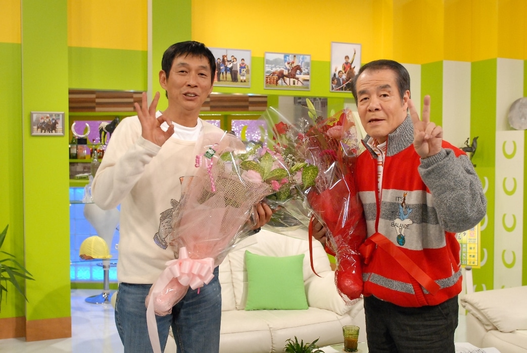 12月29日（木）に最終回を迎える「祝20回！さんま・清の夢競馬～最後は有馬を生観戦SP!!～」。さんまは過去5回1位の馬を言い当てている。(c)KTV