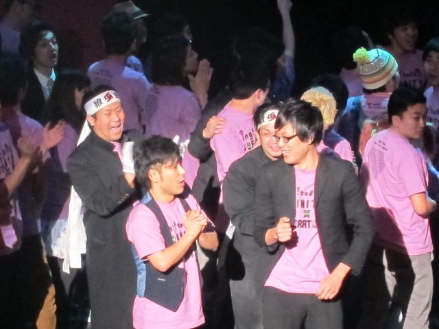1位決定の瞬間。