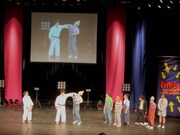 「へなちょこ VS うんちょこ」では金田とGO！皆川が小競り合い。最後は見事なパフォーマンスに。