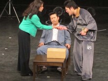 「ing! to2012 ～iNFINITY nEXT gENERATION～」より、えんにち・アイパー滝沢、タモンズ安部、三代目姐によるミナミの帝王。