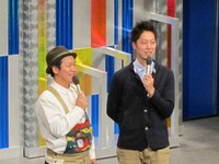 2部MCのはんにゃ。舞台の最後には「このあと（フルーツポンチ）村上の野郎も出てきますから」と先制攻撃。