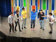 合間にはシャッフルトークも。チョコレートプラネット、シソンヌ、バースは、「ing」についってトーク。