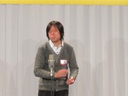 テンポの良い凝った漫談を披露したアマチュア・kent minori。