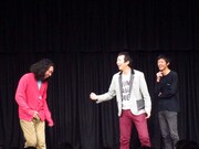 ノンスモーキンは中尾がTシャツネタでお祝い。