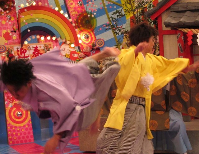 コントでもおなじみジャングルポケット太田とパンサー尾形が新春から激突。