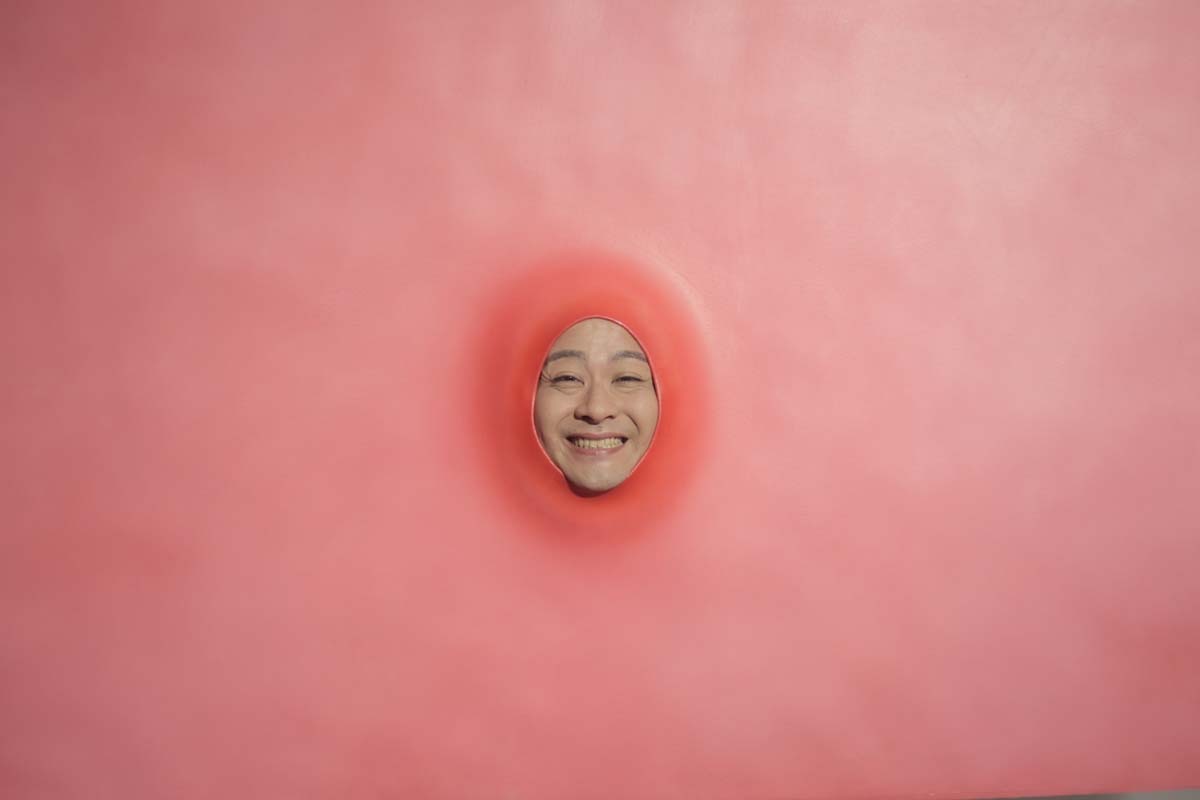 ニッコリする口内炎さん。