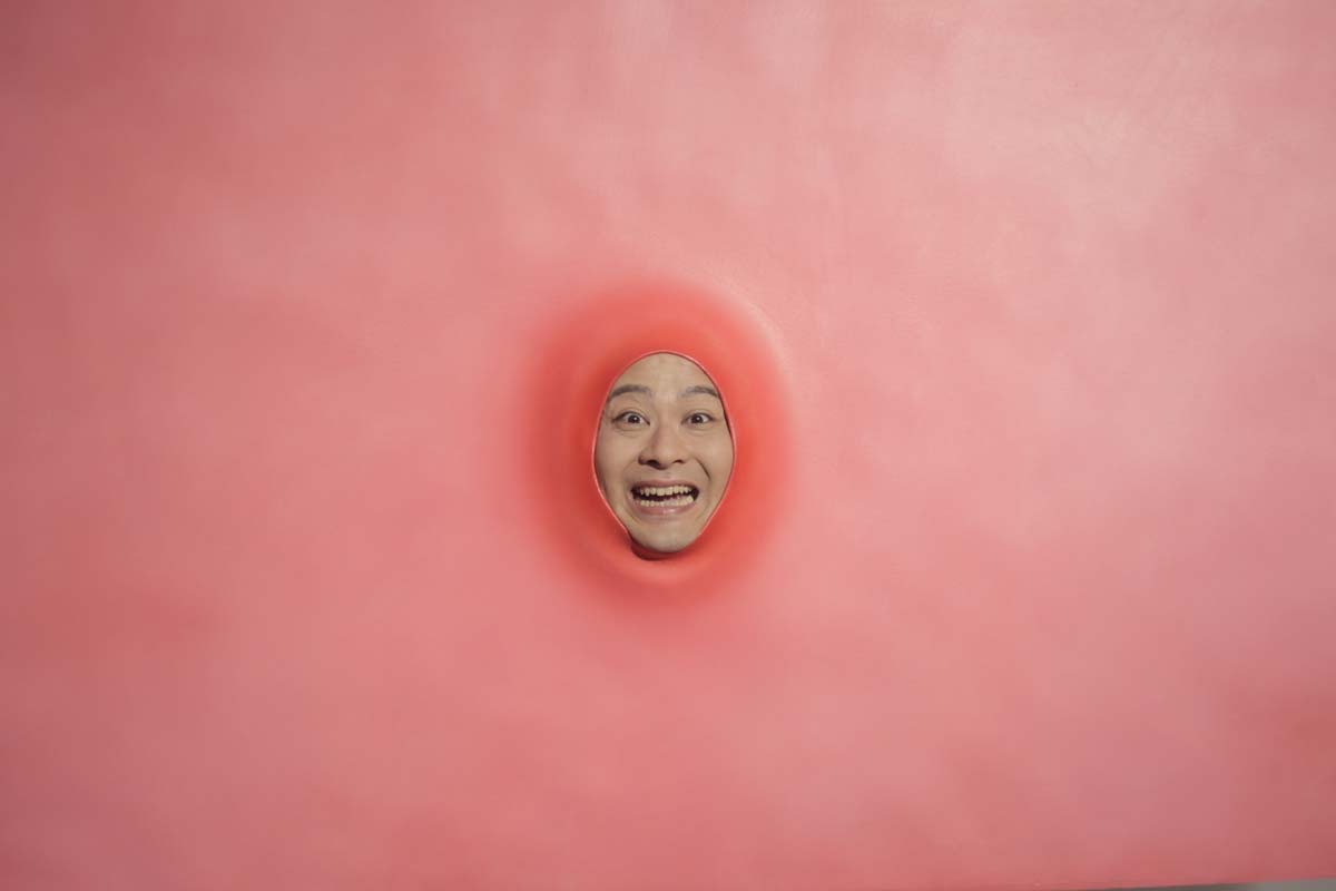 大きく笑う口内炎さん。