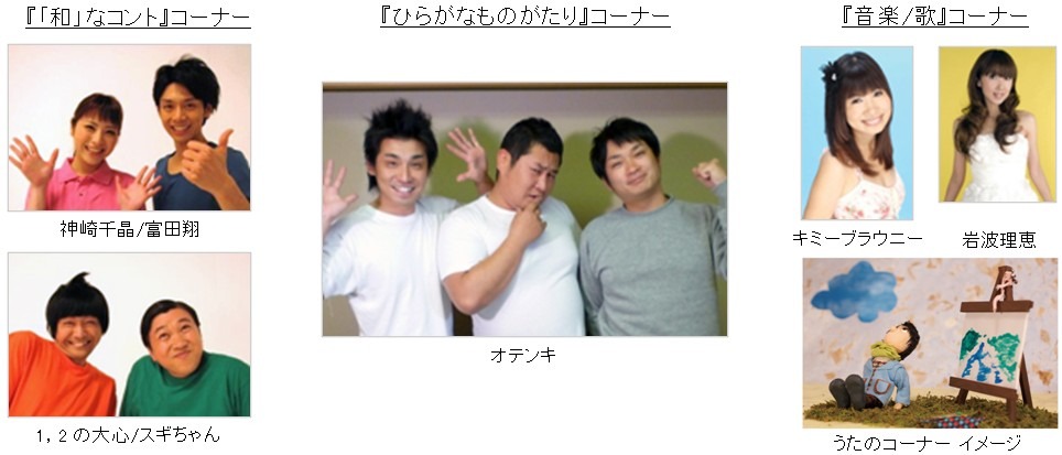 オテンキ、スギちゃん、1、2の大心が出演。