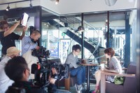 映画「モテキ」の収録風景。(c)2011映画「モテキ」製作委員会