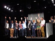 「発表をしたい人」と言われ手を挙げる芸人たちだが、毎回田中が指名されるくだりが繰り返された。