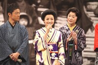 吉本興業創業100周年記念プロジェクトの1つ「吉本百年物語」の制作発表記者会見。(c)吉本興業