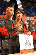 中部ブロックの代表食材「イセエビ粉末」をプレゼンした麒麟。