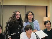 「生まれ変わったらコンビを組みたい人」という質問でペアとなった「Wロン毛ーズ」こと、中岡とタイガー。