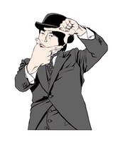 マンガ家・江口寿史が「バカリズム THE MOVIE」に寄せたイラスト。