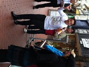 沖縄県住みます芸人・空馬良樹「チャンパク・お笑いツアーガイドデビュー」会見。(c)吉本興業