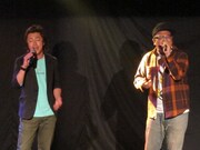 女性グループSPEEDを歌うというボケを見せたというダブルネーム。