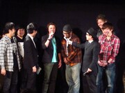 ダブルネームは、ジョーが平泉成のモノマネをしながらDef Techで発声練習。