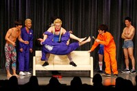 福島の怪力の前に「福島！」と思わず叫んだ熊谷。徳井は「『ビルマの竪琴』の『水島！』のよう」と感動。(c)藤澤孝代（フォトプロ）