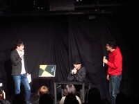 会えない子供の成長をマンガ雑誌で知るという枡野。「世界で一番真剣に『モーニング』をみる」という言葉に会場は思わず爆笑。