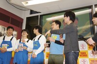 取材会の様子。