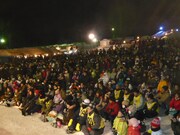 北海道陸別町の「第31回 しばれフェスティバル」(c)吉本興業