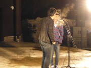 北海道陸別町の「第31回 しばれフェスティバル」(c)吉本興業