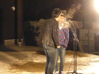 北海道陸別町の「第31回 しばれフェスティバル」(c)吉本興業