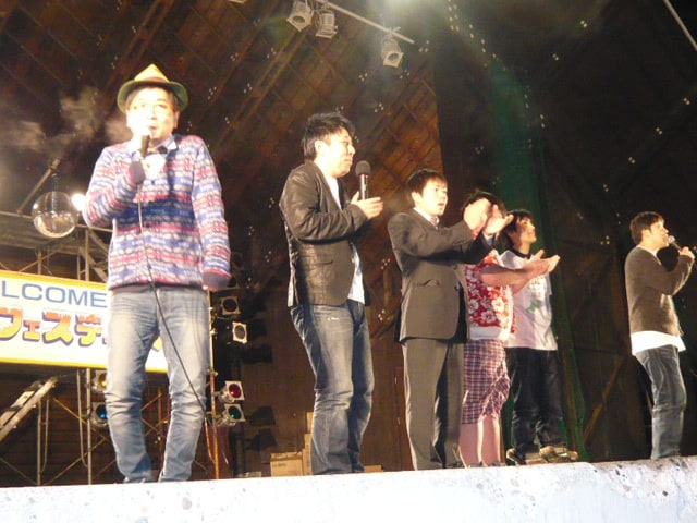 北海道陸別町の「第31回 しばれフェスティバル」(c)吉本興業