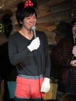 ミッキーマウスのモノマネをするおおかわら。