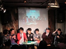 東京・新宿ネイキッドロフトにて行われた北陽トークライブ「いらっしゃいませvol.13」。ゲストは、ドランクドラゴン塚地、キングオブコメディ高橋、鬼ヶ島。