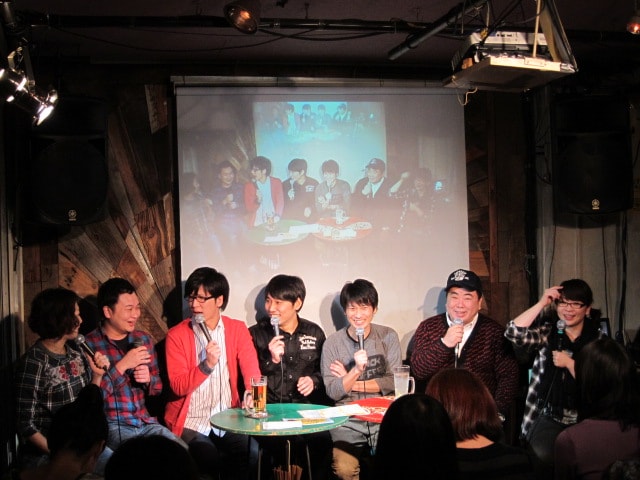 東京・新宿ネイキッドロフトにて行われた北陽トークライブ「いらっしゃいませvol.13」。ゲストは、ドランクドラゴン塚地、キングオブコメディ高橋、鬼ヶ島。