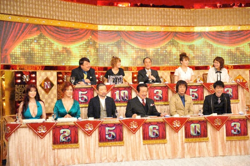 「サタネプ☆ベストテン」の「芸能人極貧アイデアレシピ」企画に登場する審査員たち。(c)TBS