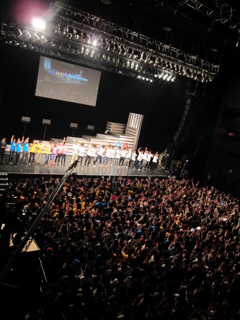 東京・Zepp Tokyoにて行われた「333トリオさん」（テレビ朝日）のイベント「夢のトリオフェスティバル in ZEPP TOKYO『2.10伝説のレギュラー入れ替え戦』!!」。