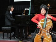 エルガー「愛のあいさつ」をセッションしたふかわと遠藤。