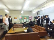 山口県2代目住みます芸人会見。(c)吉本興業