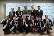 五代目文枝一門が熊野記念碑再建