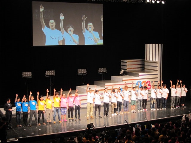 東京・Zepp Tokyoにて行われた「333トリオさん」（テレビ朝日）のイベント「夢のトリオフェスティバル in ZEPP TOKYO『2.10伝説のレギュラー入れ替え戦』!!」。