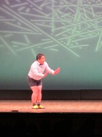 コントを披露したいけだてつや。