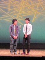 漫才を披露したドリーマーズ。柴田の質問が理解できなかった坂本は、普通に聞き返し柴田を困惑させた。