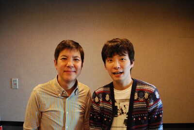 「RADIPEDIA」水曜ナビゲーターを務める星野源（写真右）と関根勤（左）。