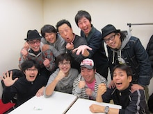 出演者は大輪教授、スパローズ、藤井ペイジ（飛石連休）、くじら、はりけ～んず、ハリガネロック、芦澤和哉。（取材ははりけ～んず前田は欠席）。