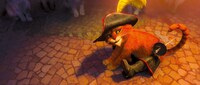 「長ぐつをはいたネコ」の一場面（配給・パラマウント ピクチャーズ ジャパン）。PUSS IN BOOTS (c)2011 DreamWorks Animation LLC. All Rights Reserved.