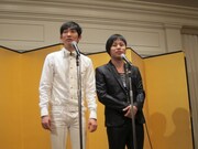 漫才を披露したNON STYLE。