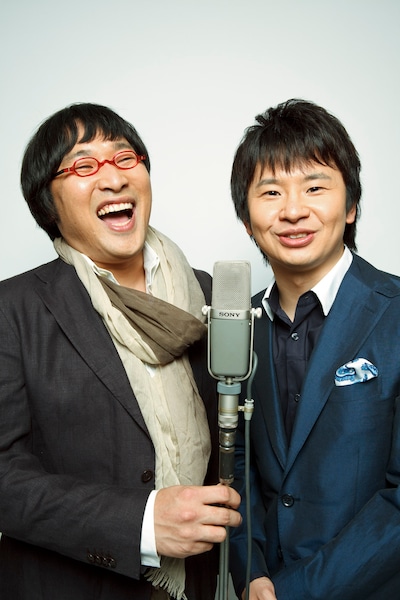 新番組「たりないふたり―山里亮太と若林正恭―」がスタートする南海キャンディーズ山里とオードリー若林。