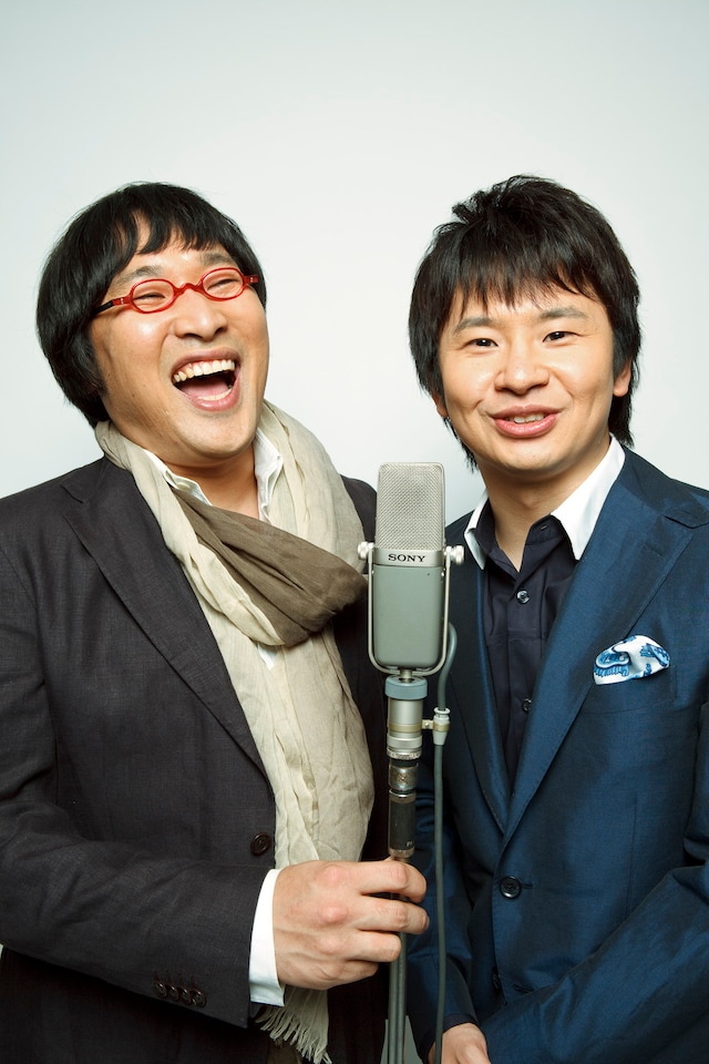 新番組「たりないふたり―山里亮太と若林正恭―」がスタートする南海キャンディーズ山里とオードリー若林。