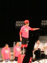 ひも相撲のジューシーズ代表・児玉。