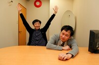 ラバーガール大水と鬼ヶ島・野田（左から）。